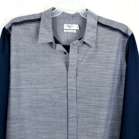 3.1 Phillip Lim Target Button Shirt Men Size XL - Picture 6 of 12